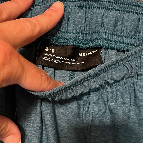 Under Armour Men's Dark Teal Athletic Shorts - Picture 2 of 10